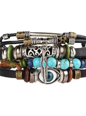 复古异域个性朋克手绳男女学生网