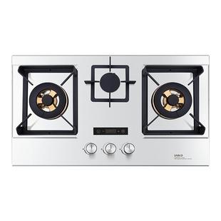 德国LAIMD莱梅德猛火定时三眼燃气灶家用天然气灶不锈钢三头灶