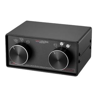 3进3出 卡侬XLR平衡转RCA 立体声转换器选择分配器 MC3音频切换器