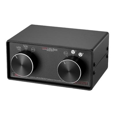 MC3XLR平衡转RCA立体音频切换器
