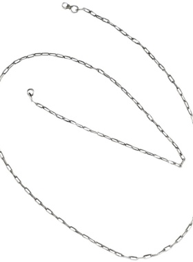 复古银链做旧925纯银银饰叠戴