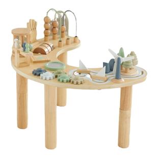 asweets婴儿忙碌板绕珠串珠积木游戏桌蒙氏早教益智玩具周岁礼物