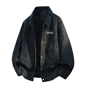 马克华菲灯芯绒新款外套男士春季加绒加厚美式潮牌男款休闲夹克