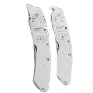 美工刀重型全钢加厚壁纸刀石膏板勾刀刀架刀具电缆剥皮切割工具