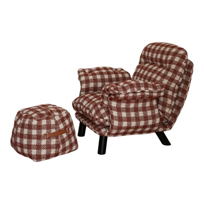 卧室复古小户型阳台带脚凳