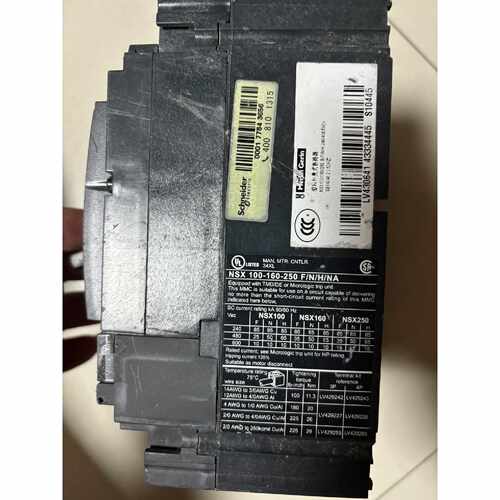 议价塑料壳断路器 NSX160F 4P 125安 原装正品