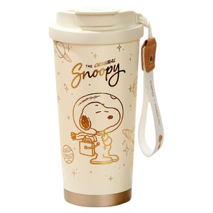 VIPOxSnoopy史努比保温杯咖啡杯女高颜值便携小巧316不锈钢口袋杯