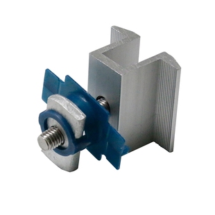 光伏支架配件C型钢檩条专用中压边压块组合整套装螺丝塑翼螺母