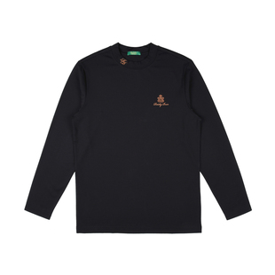 【微弹】Raidy Boer/雷迪波尔2025年秋男刺绣双头鹰长袖T恤6021