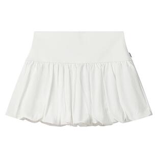 FILA斐乐官方花苞半身裙女年夏季新款高腰A字褶皱蓬蓬短裙子