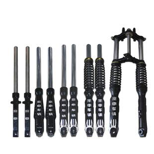 江苏宗申电动三轮车原厂配件电瓶车前叉黑顺丰快递车油压前减震器