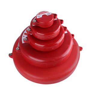 工业阀门锁pvc球阀截止闸阀煤气罐液化气水阀手轮阀门安全锁具罩