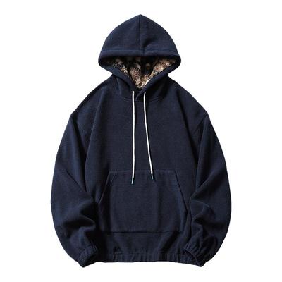 摇粒绒阿于呆复古套头卫衣