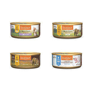 【官方旗舰店】Instinct天然百利高蛋白无谷鸡低敏主食罐156g