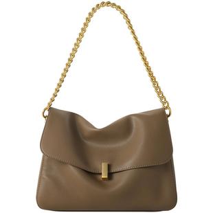 CASSILE卡思乐单肩小托特包2026新款大容量子母袋牛皮腋下斜挎包