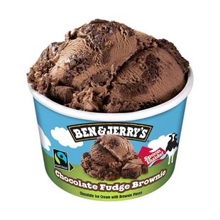 Ben&jerry's本杰瑞冰淇淋小杯100ml布朗尼巧克力冰激凌雪糕