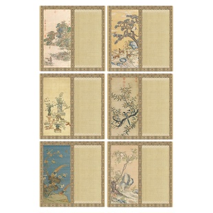 景阳阁作品纸册页文创非遗缂丝加厚双层半生熟折页书法专用作品级奏折本复古国风软笔小楷行书草书专用风琴本