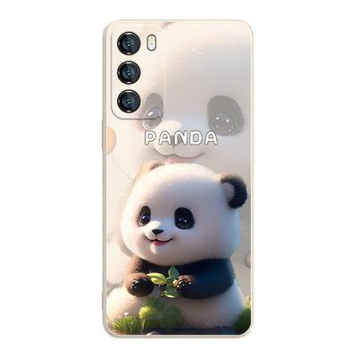 适用玻璃华为熊猫手机壳