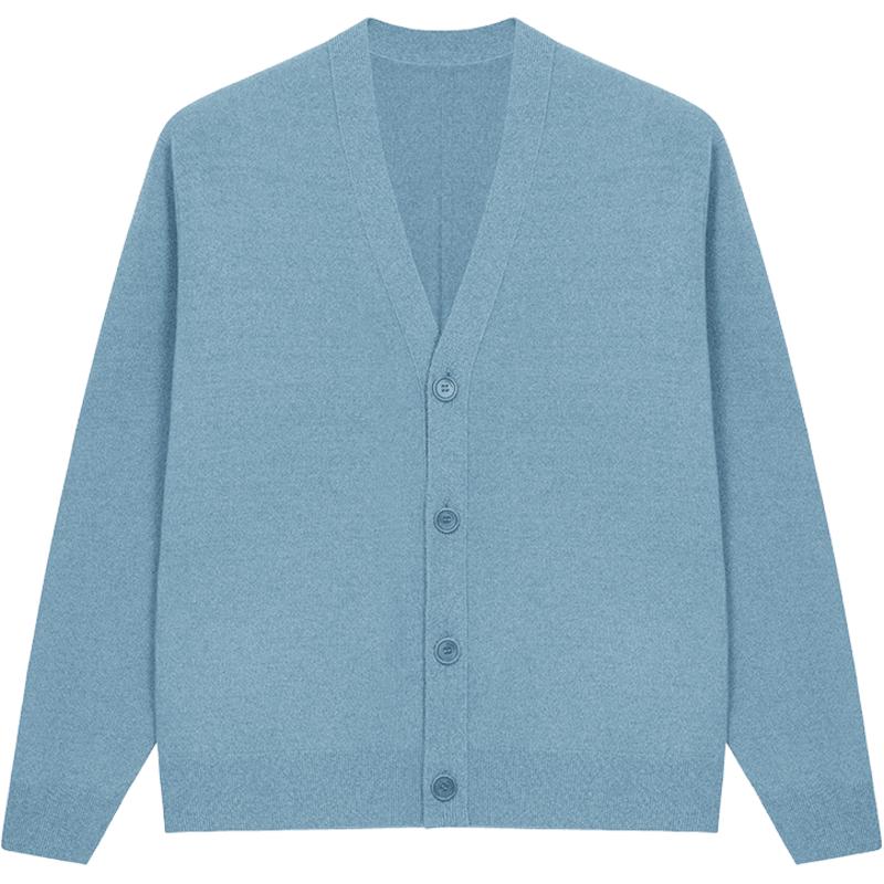 ERDOS 男装羊绒开衫秋冬V领直筒羊绒衫商务休闲通勤百搭