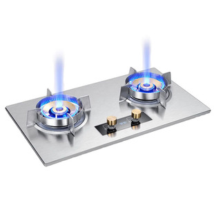 增压直喷猛火煤气灶双灶家用台式熄火保护天然气液化气定时燃气灶