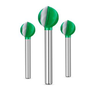 丸球刀雕刻球刀木雕根雕刀头刀电动雕刻刀木工根雕工具直柄打磨头