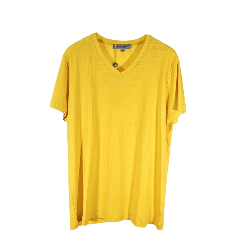 男装2025夏季木代尔棉短袖t恤V领修身打底半袖体恤薄款汗衫大码