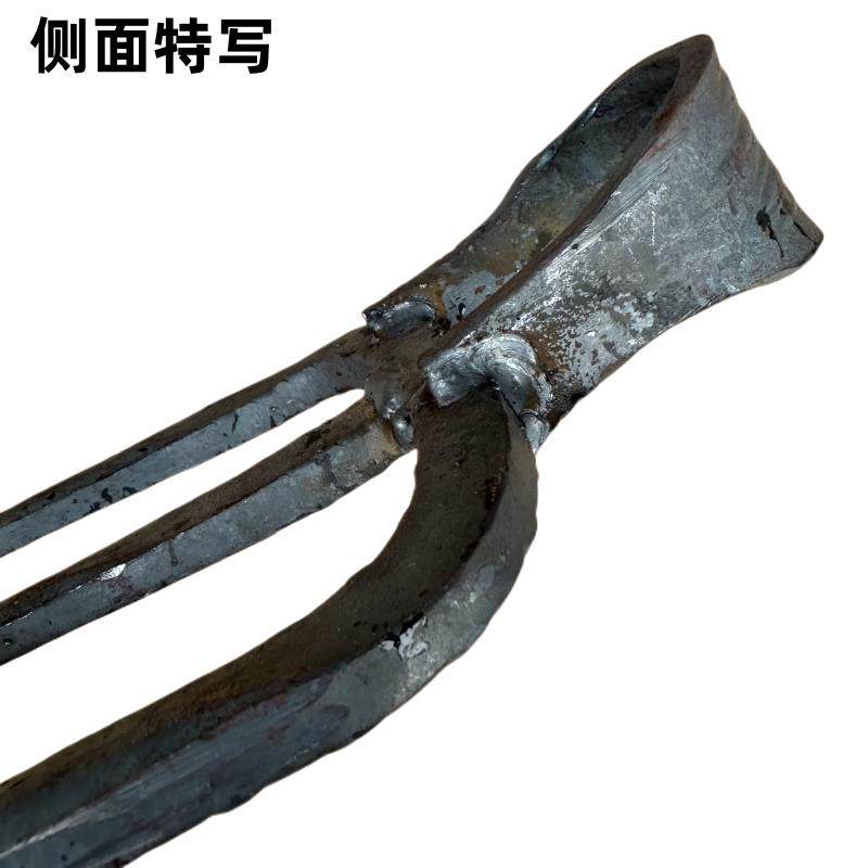 锻打农用工具耙子翻土神器开垦松土三齿锄钯搂草挖土种菜翻地钉耙