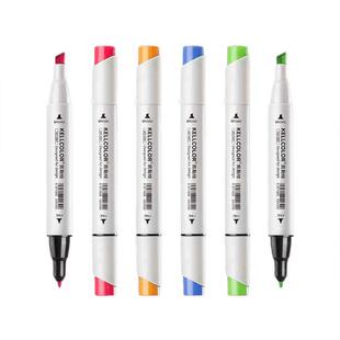 正品kellcolor凯勒绘马克笔单只双头酒精油性马克笔学生用动漫手绘画肤色服装彩笔法克勒马克笔单支自选