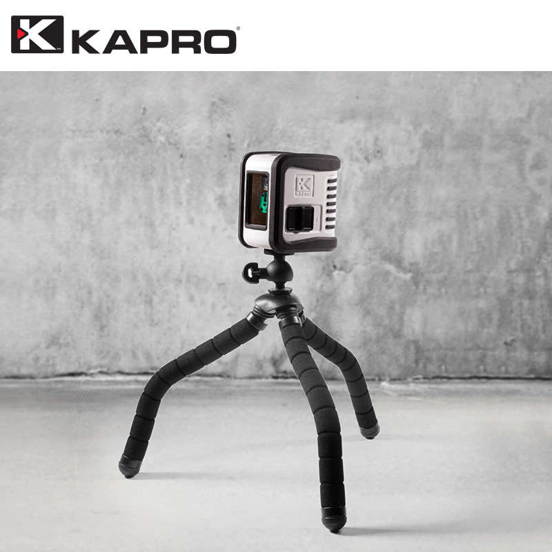 KAPRO开普路八爪鱼支架激光水平仪绿光十字2线迷你投线标线仪842