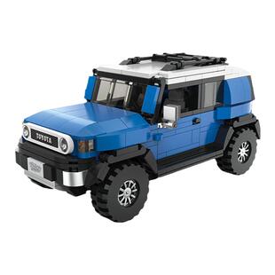 品铂丰田授权FJ酷路泽八格集装箱越野车适用乐高拼装积木玩具模型