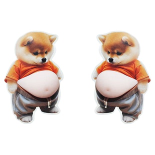 小狗人大肚皮捏捏乐儿童解压玩具减压小玩意可爱创意小胖柴犬贴纸