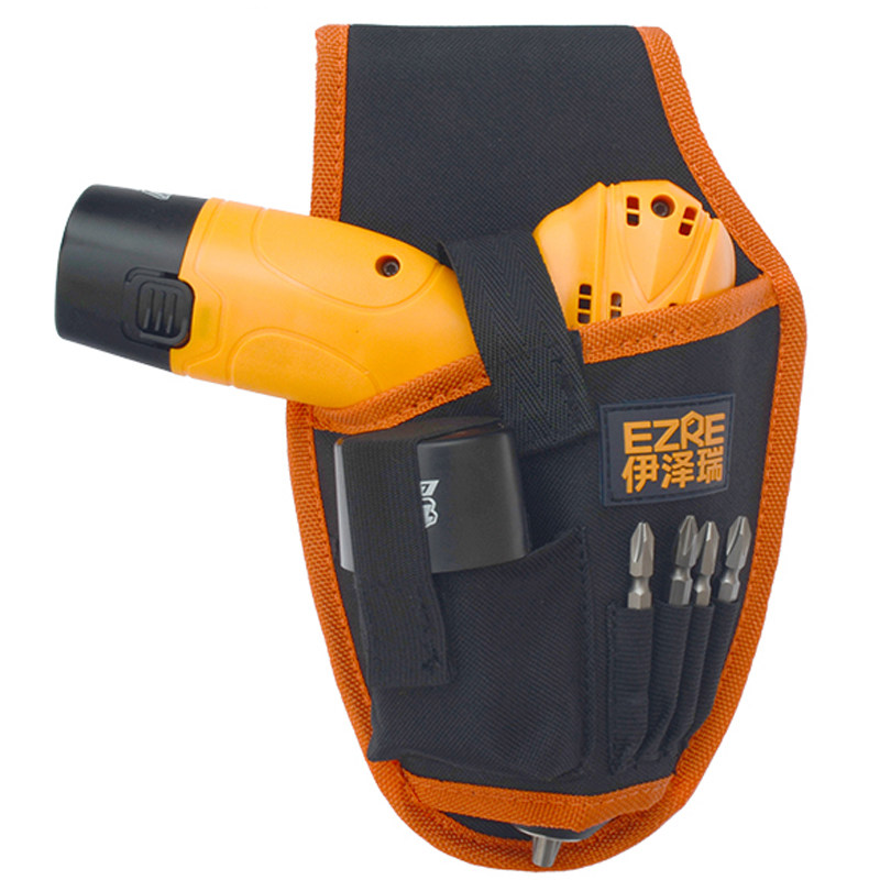 伊泽瑞12v18v锂电充电式电钻腰包挂包电工工具包工具袋耐磨加厚