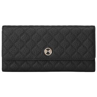 稻草人2025新款女士钱包时尚高档精致牛皮小香风钱夹中长款手拿包