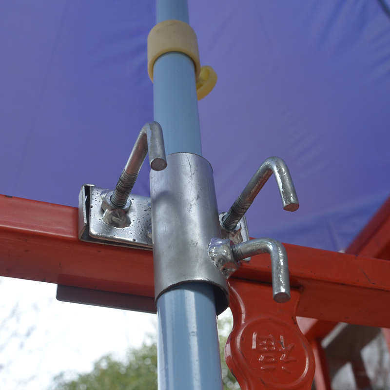 三轮车载雨伞夹子摆摊货车太阳伞固定伞架便携式插伞底座大伞支架