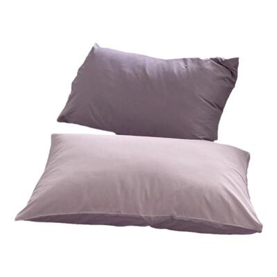 水洗棉纯色枕套48*74cm