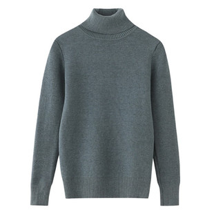 高领毛衣女秋冬加绒加厚一体绒打底衫内搭修身大码保暖针织衫上衣