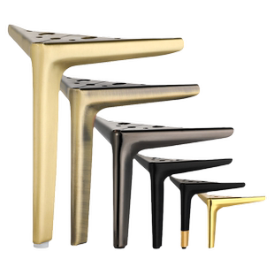 金属沙发脚电视柜支撑脚茶几腿床头柜子脚浴室柜脚鞋柜斗柜脚床脚