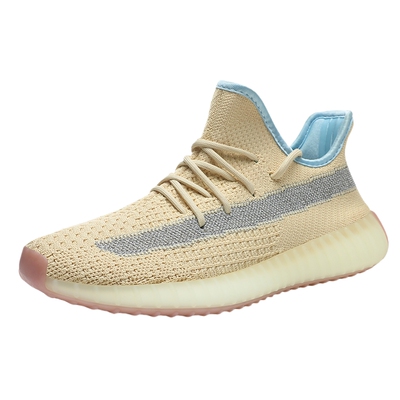 夏季柏宜椰子鞋男鞋350透气软底休闲鞋亚麻流星真爆运动鞋跑步鞋