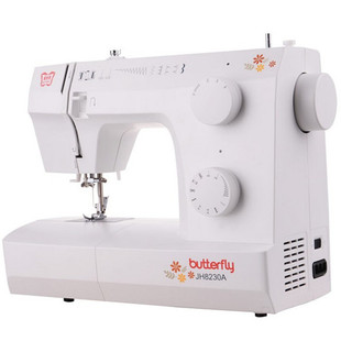 蝴蝶牌家用缝纫机8230A电动多功能锁边吃厚迷你小型台式脚踏8530A