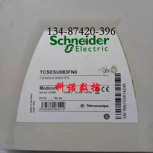 议价TCSESU083FN0施耐德非管理型铜线交换机8x10BASE-T100BASE-TX