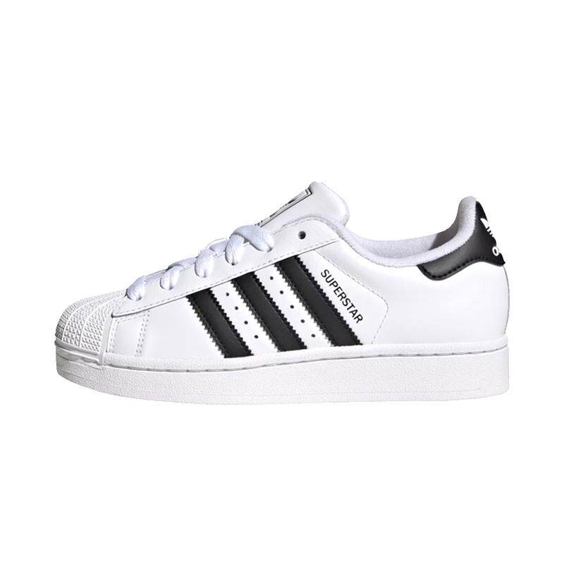 adidas/阿迪达斯Superstar2 经典贝壳头低帮黑白休闲板鞋JH9976