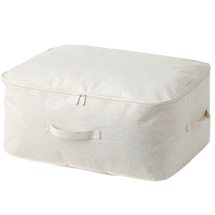 棉麻布艺被子收纳袋可水洗防尘防潮衣柜棉被衣物整理箱搬家打包袋