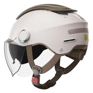 两只小蜜蜂3C认证电动车头盔女冬季保暖半盔男四季通用摩托安全帽