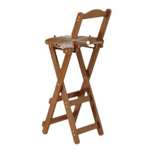 吧台椅便携式折叠凳靠背椅小型餐椅商用酒吧椅家用岛台椅