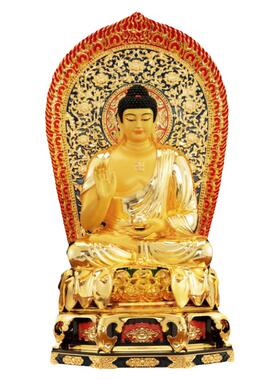 纯铜彩绘居室摆件信扬摆放中式