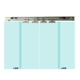 感应自动门机组电动门轨道平移门电机办公室玻璃门禁电动平移门