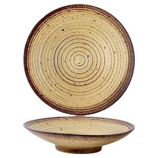 巷子尾〖很日系茶食点心碟〗复古粗陶茶点盘料理寿司碟小菜碟民宿