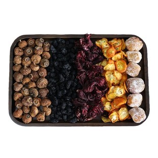 西禾谷  | 刺梨洛神花茶桑葚玫瑰刺梨干泡水花草果茶女神茶200克