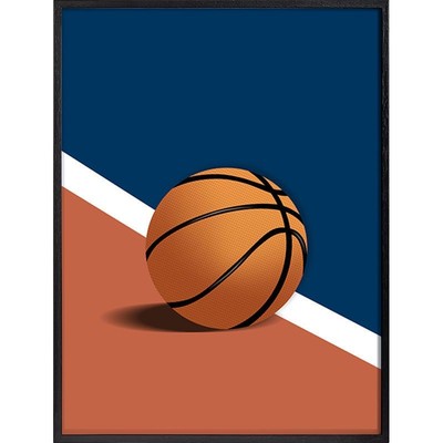 现代简约男孩卧室床头装饰画