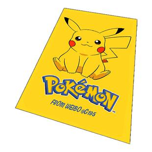 皮卡丘数码宝贝地毯卡通儿童书房卧室床边帐篷书桌转椅子防滑地垫